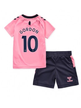 Everton Anthony Gordon #10 Auswärts Trikotsatz für Kinder 2022-23 Kurzarm (+ Kurze Hosen)